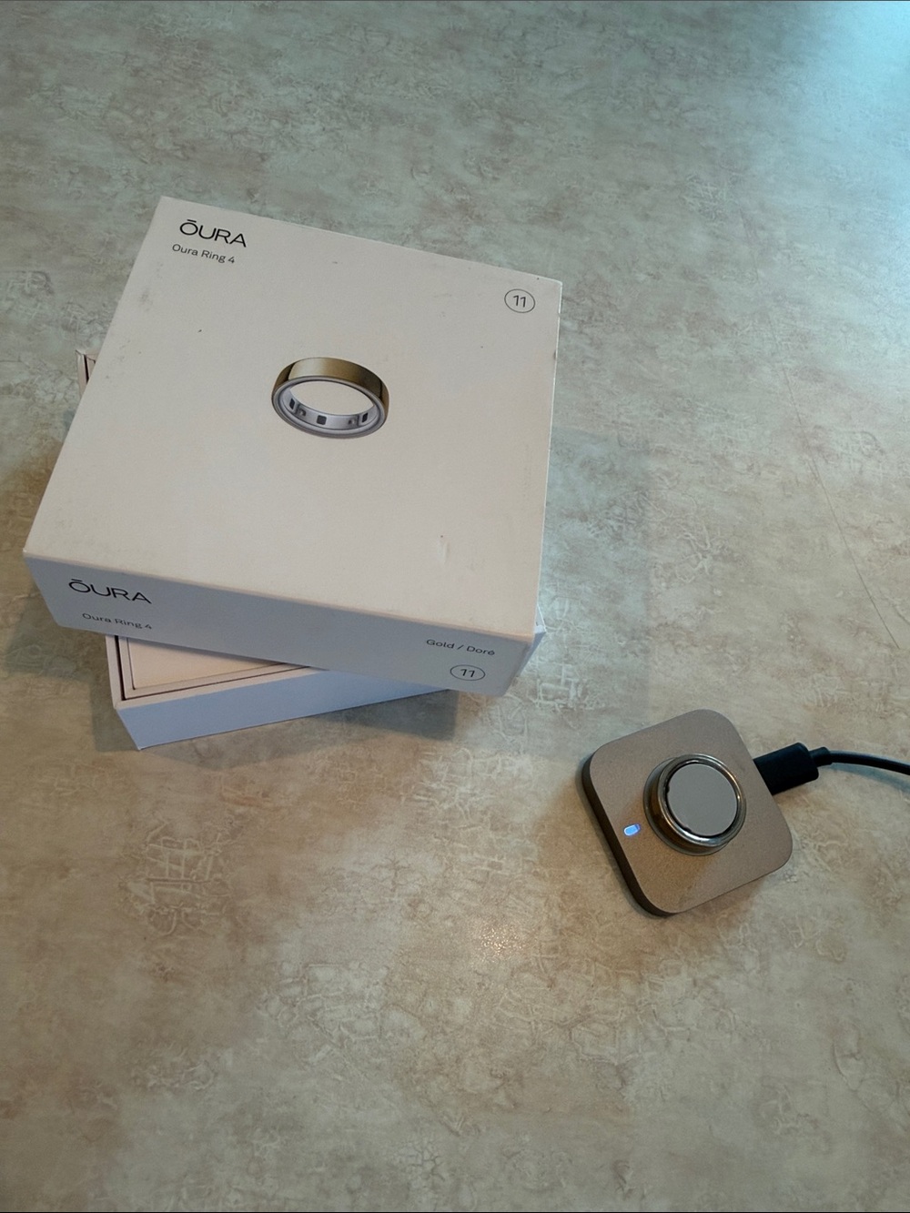 Oura Ring Gen 4 - GOLD - Size 11